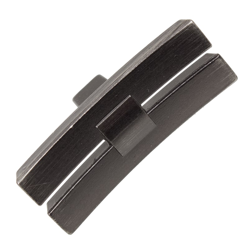 GlideRite 1.875-inch Industrial Dual Bar Brushed Pewter Cabinet Knobs (Pack of 10 or 25)