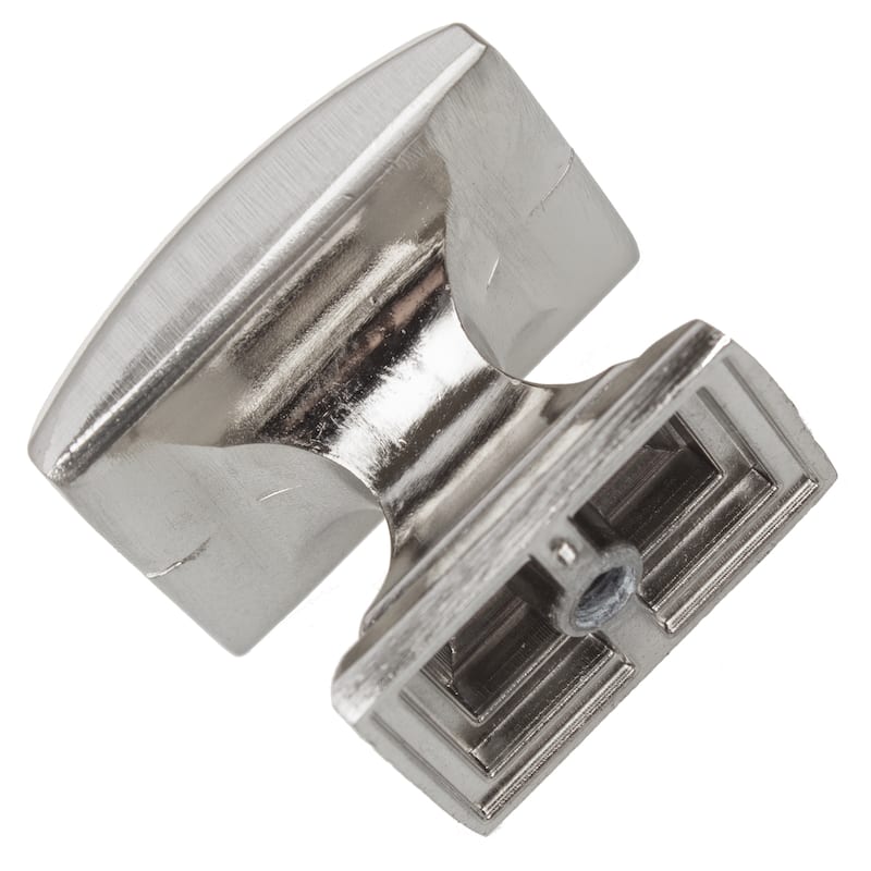 GlideRite 1.25-inch Domed Convex Square Satin Nickel Cabinet Knobs (Pack of 10 or 25)