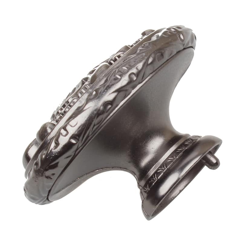 GlideRite 2-inch Old World Ornate Oval Brushed Pewter Cabinet Knobs (Pack of 10 or 25)