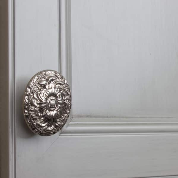 Shop Gliderite 2 Inch Old World Ornate Oval Satin Nickel Cabinet