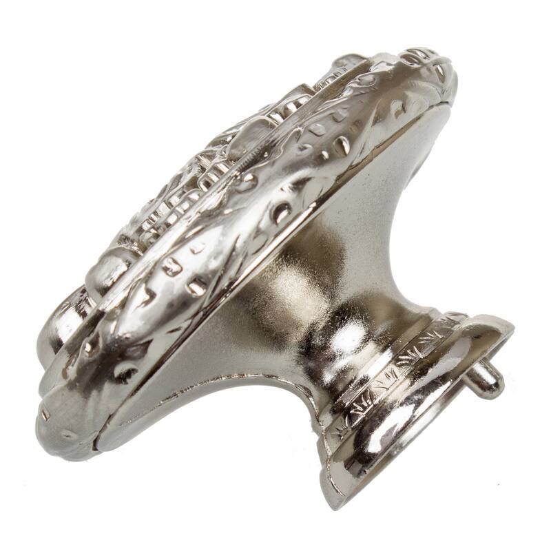 GlideRite 2-inch Old World Ornate Oval Satin Nickel Cabinet Knobs (Pack of 10 or 25)