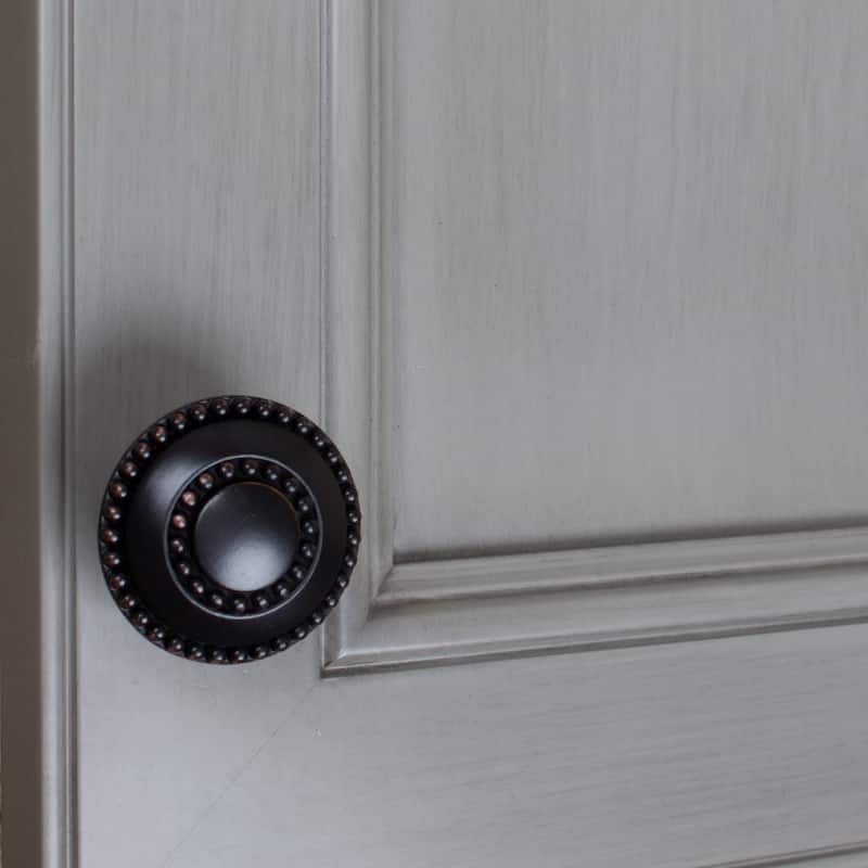 GlideRite 1.375-inch Round Double-Ring Beaded Oil Rubbed Bronze Cabinet Knobs (Pack of 10 or 25)