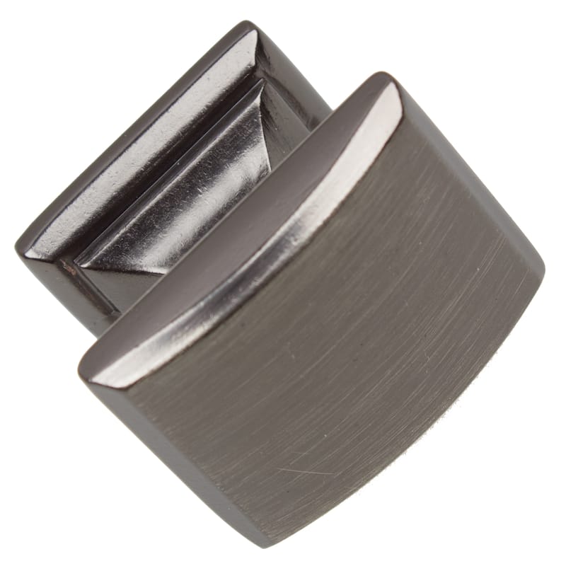 GlideRite 1.25-inch Domed Convex Square Brushed Pewter Cabinet Knobs (Pack of 10 or 25)
