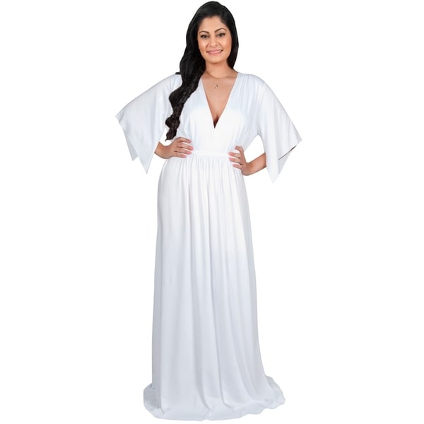 Women Work Deep V-Neck Long Sleeve Dress Slim Cocktail Party Midi Maxi Plus Size