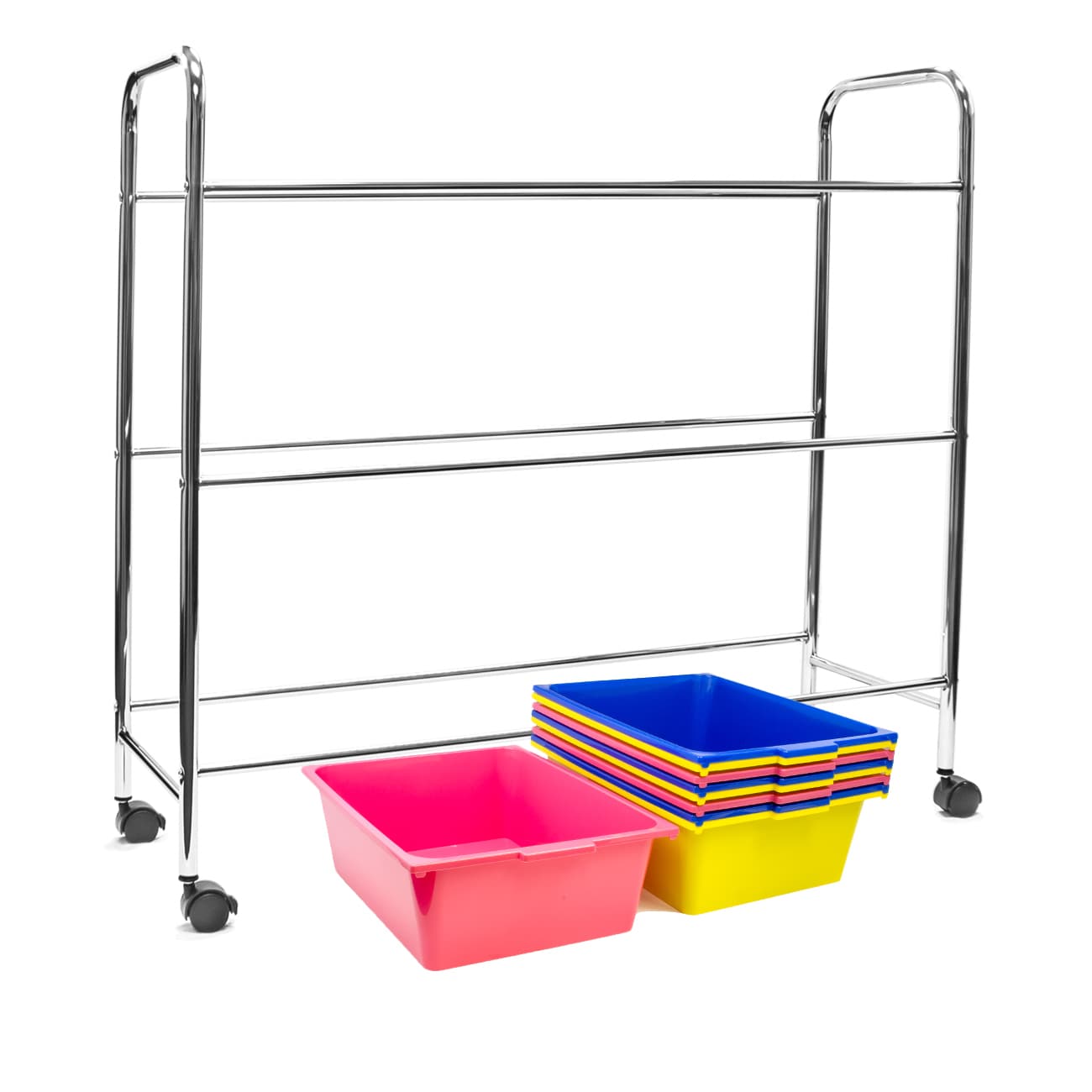 primary color toy bin organizer