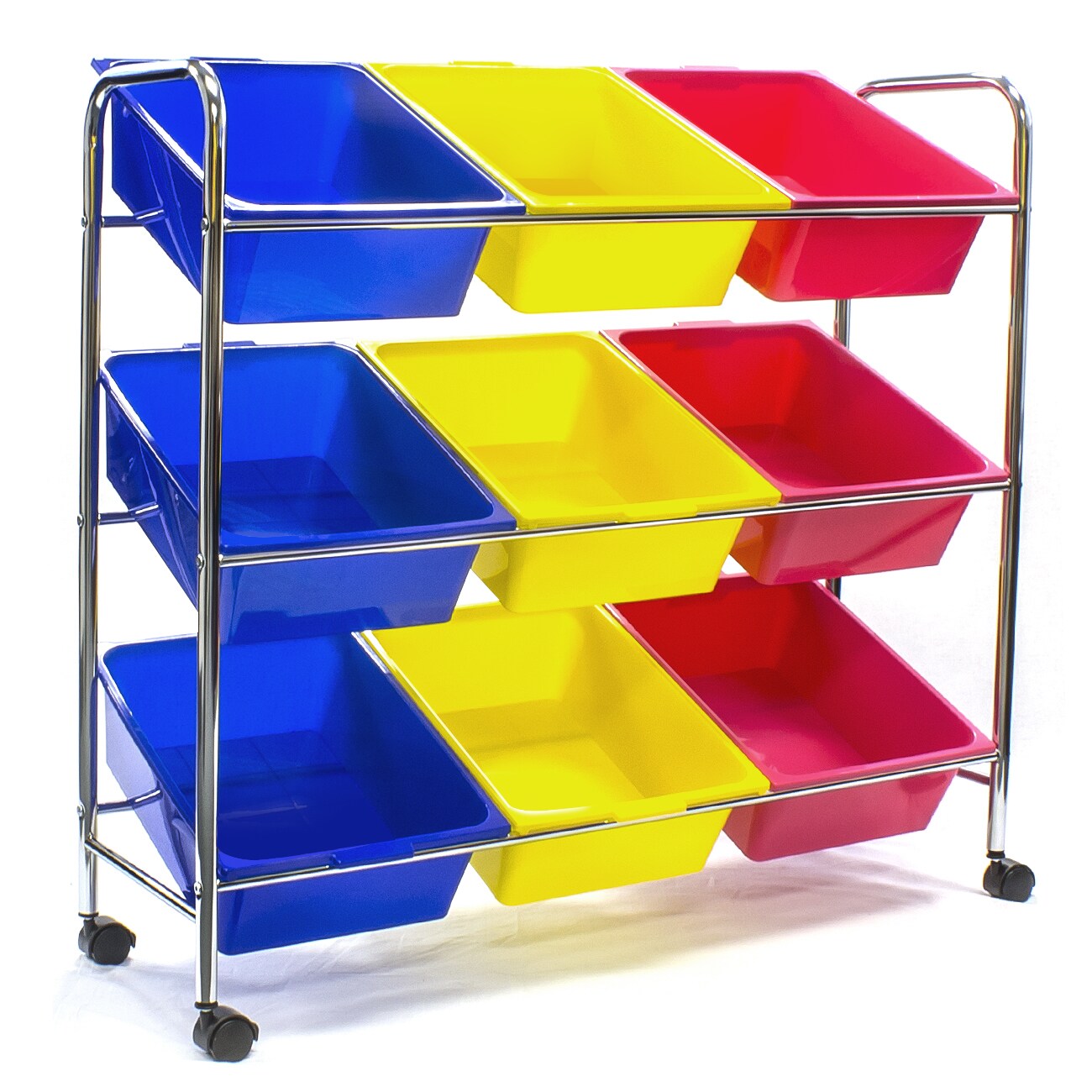 Primary color toy cheap bin organizer