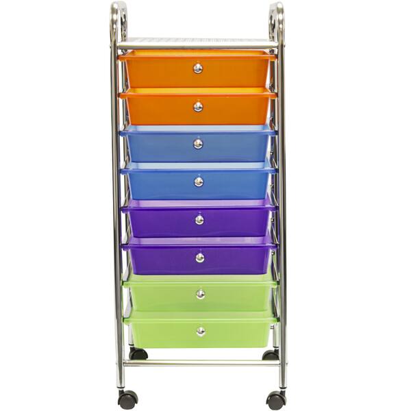 Shop Sorbus 8 Drawer Multi Color Organizer Rolling Cart Free
