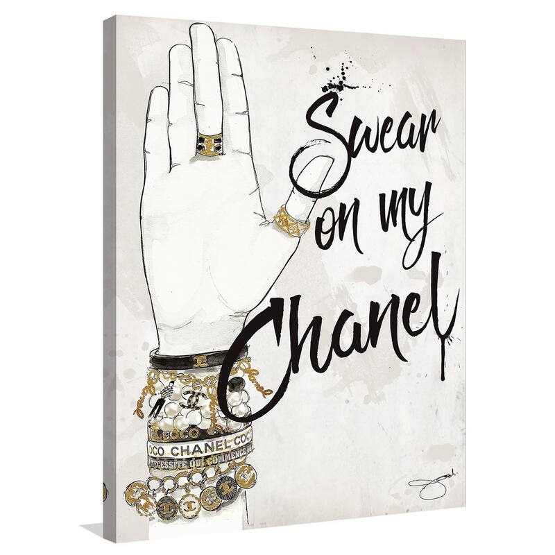 BY Jodi "Swear On My Chanel" Giclee Print Canvas Wall Art