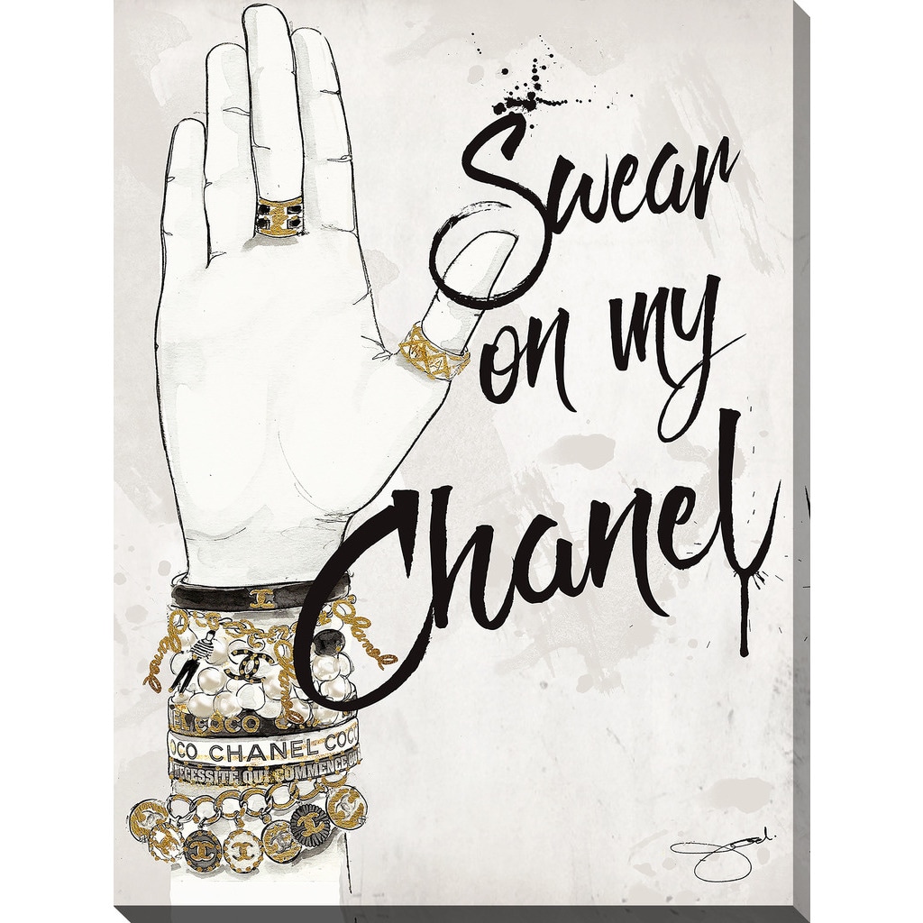 Picture Perfect International by Jodi Swear on My Chanel Giclee Print Canvas Wall Art, 36 Inches x 48 Inches x 1.5 Inches