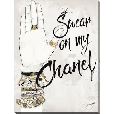 BY Jodi "Swear On My Chanel" Giclee Print Canvas Wall Art