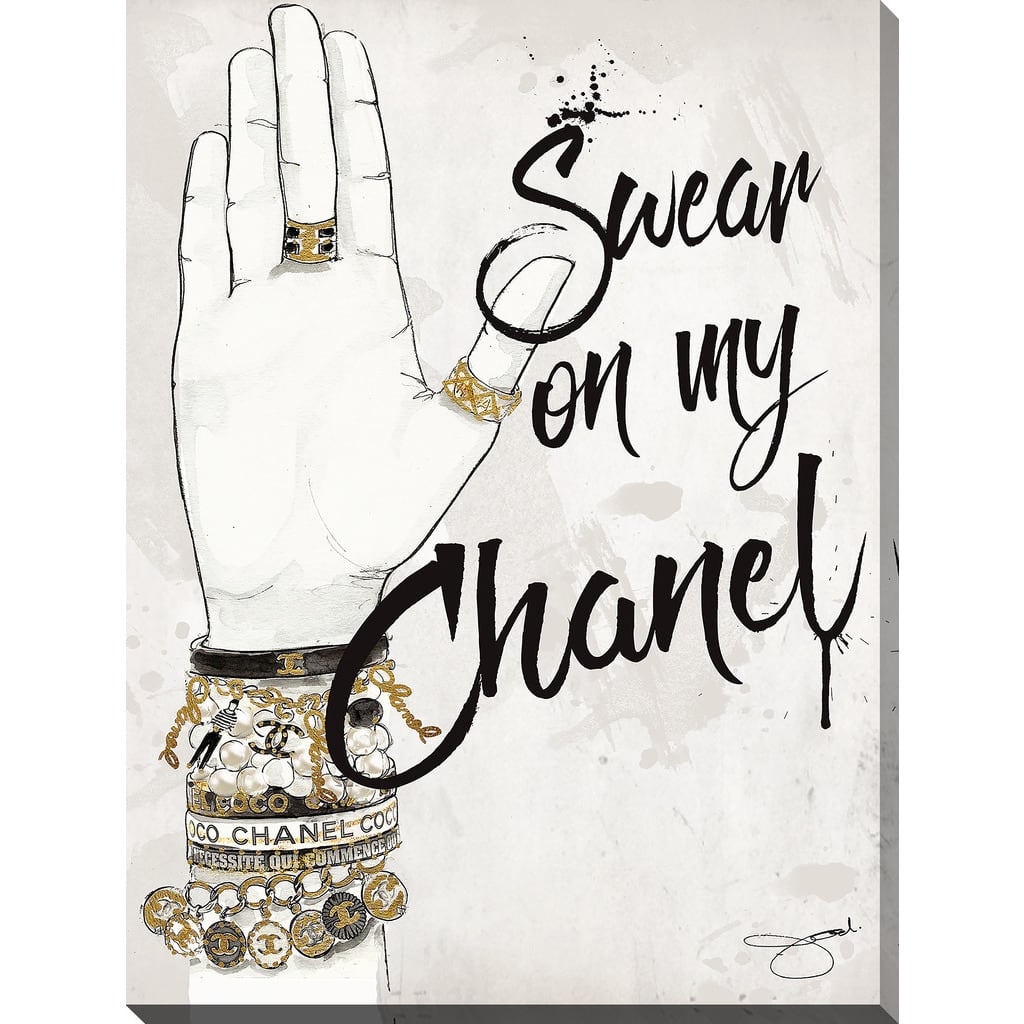 BY Jodi "Swear On My Chanel" Giclee Print Canvas Wall Art