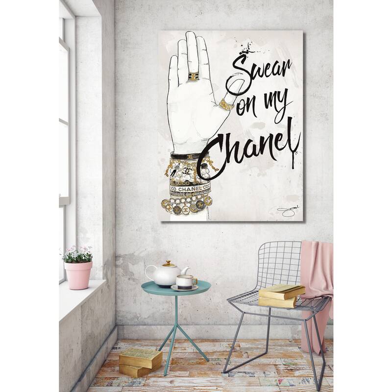 BY Jodi "Swear On My Chanel" Giclee Print Canvas Wall Art