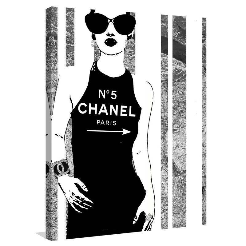BY Jodi "Straight Up Silver" Giclee Print Canvas Wall Art