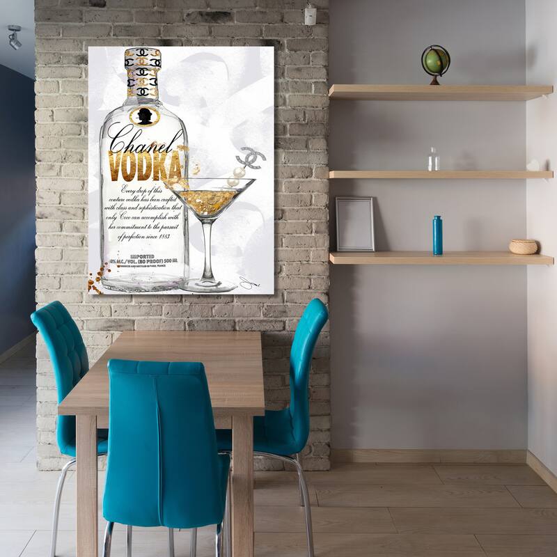 BY Jodi "Couture Cocktail" Giclee Print Canvas Wall Art