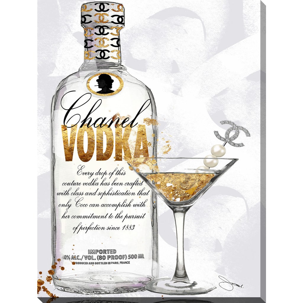 BY Jodi "Couture Cocktail" Giclee Print Canvas Wall Art