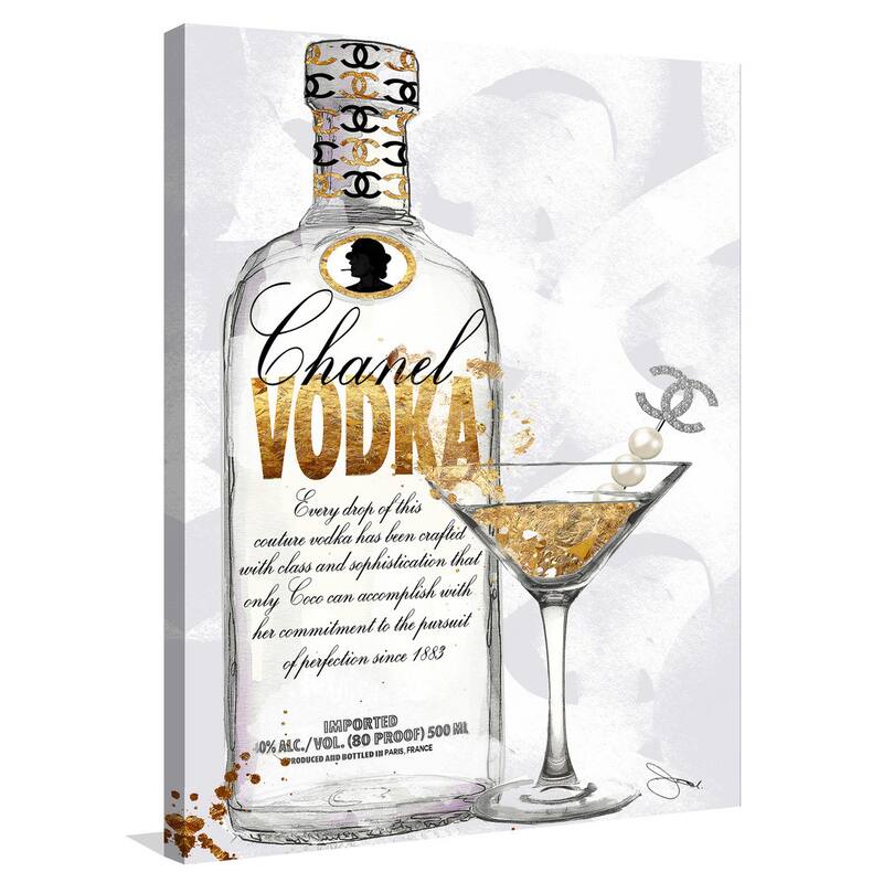 BY Jodi "Couture Cocktail" Giclee Print Canvas Wall Art