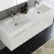 preview thumbnail 5 of 3, Fresca Vista White 60-inch Wall-hung Double-sink Bathroom Vanity with Medicine Cabinet