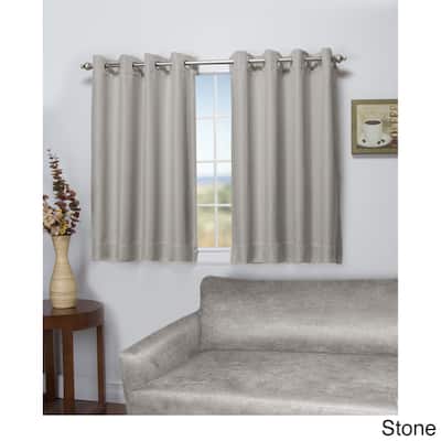 Tacoma Double-Blackout Grommet Curtain Panel - Short Length