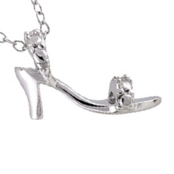 Sterling Silver High Heel Pendant