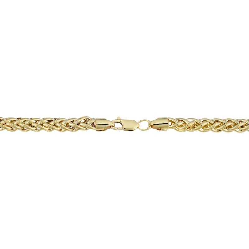 Fremada 14k Yellow Gold Filled Bold 6mm Franco Link Chain Necklace