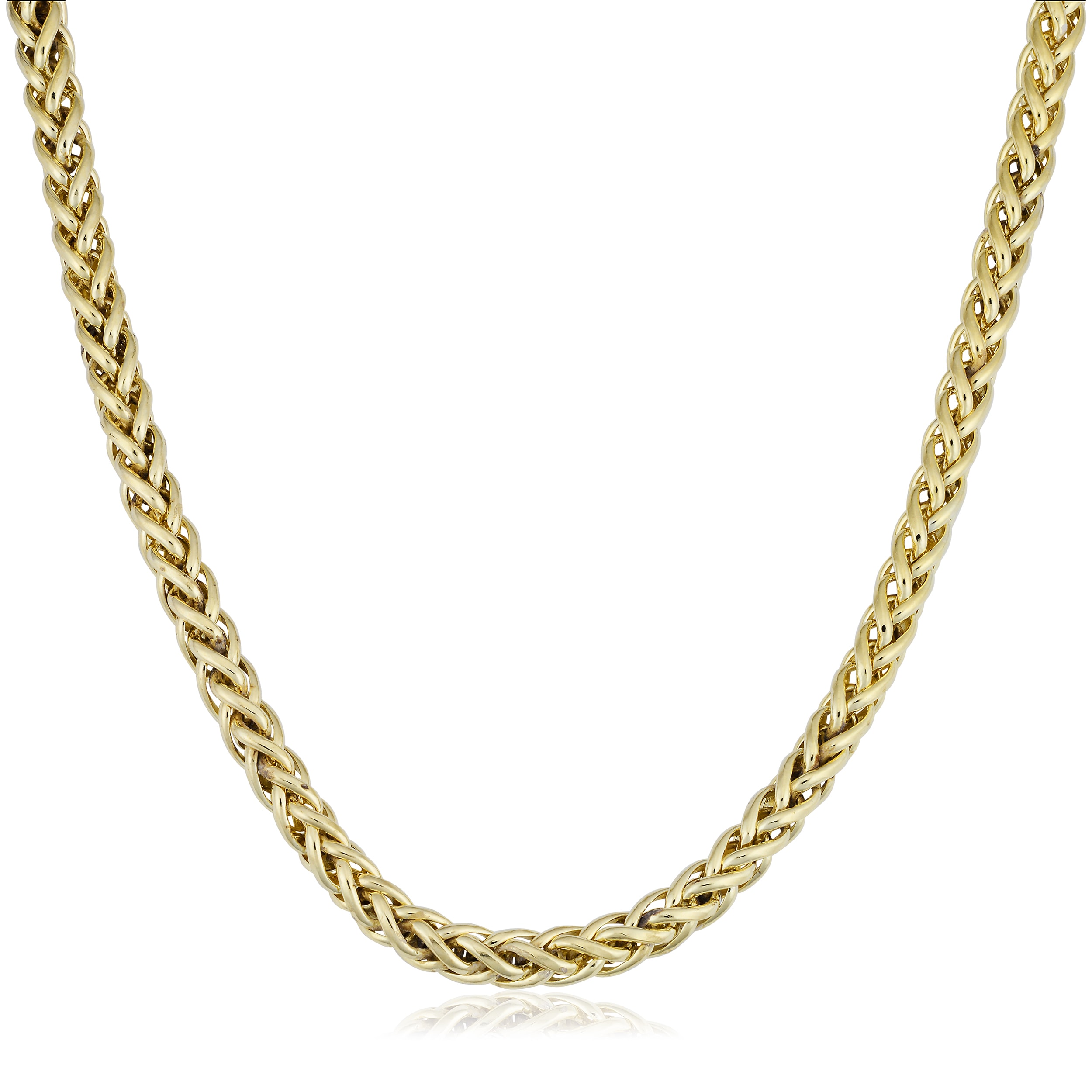 Au Naturale 14k Yellow Gold Filled Bold 6mm Franco Link Chain Necklace