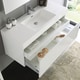 preview thumbnail 3 of 3, Fresca Mezzo White 48-inch Wall Hung Modern Bathroom Vanity with Medicine Cabinet