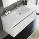 preview thumbnail 5 of 3, Fresca Mezzo White 48-inch Wall Hung Modern Bathroom Vanity with Medicine Cabinet