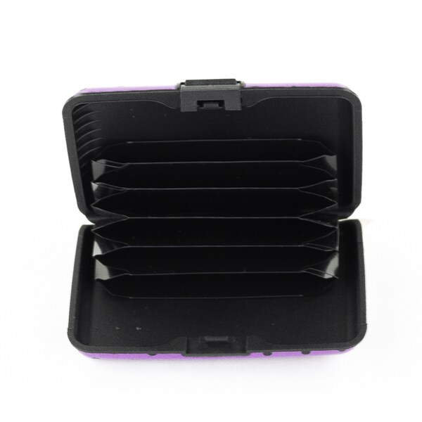 Aluminium RFID Blocking Aluma Credit Cards Holder Wallet Hard Case DQUS