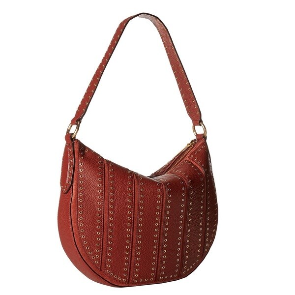 michael kors suede hobo bag