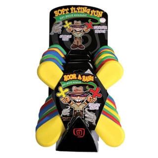 Toysmith 74110JD Soft Indoor Roomarang Boomerang Assorted Colors