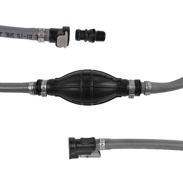 Attwood 93806EUS7 3/8" X 6' OMC Fuel Line Kit