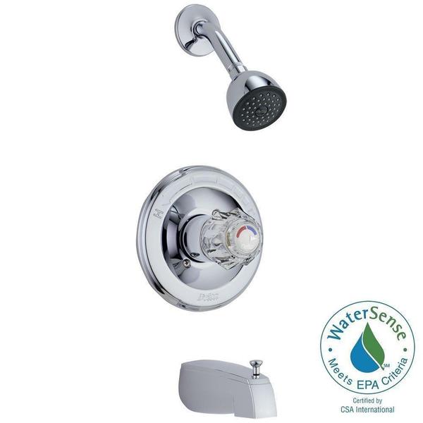 Delta Classic Monitor 13 Series Tub & Shower Trim In Chrome – Valve Not Included