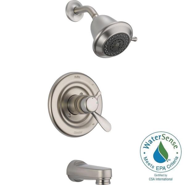 Delta Innovations 1 Handle Tub And Shower Faucet Trim Kit In Delta Innovations 1 Handle Tub And Shower Faucet Trim Kit In Stainless Valve Not