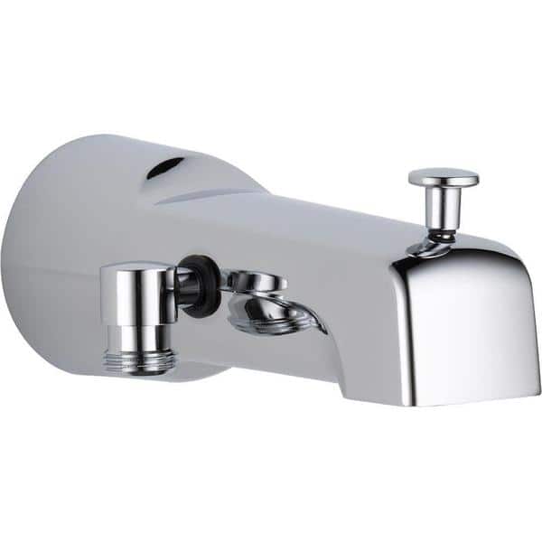 slide 1 of 1, Delta Universal Showering Components Diverter Tub Spout - Handshower Chrome