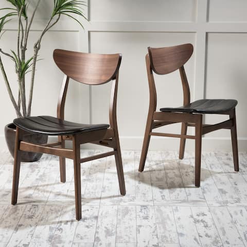 Anise Leather Dining Chair (Set of 2) by Christopher Knight Home