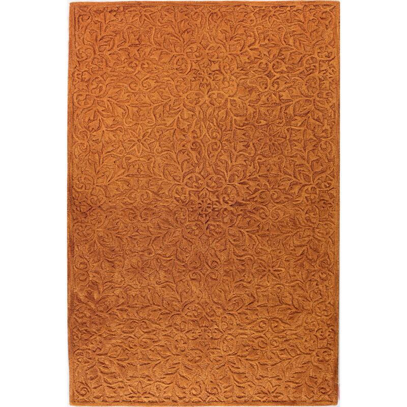 Bashian Providence Hand Tufted Contemporary Area - 7'6" x 9'6" - Spice