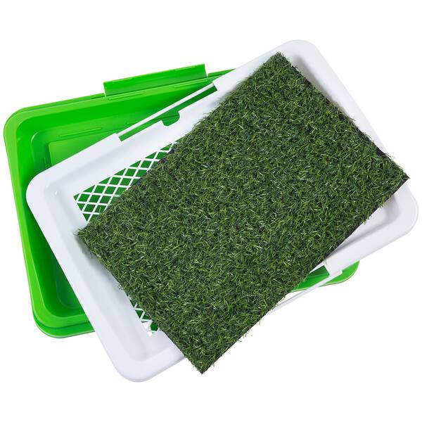 Shop Oxgord Dog Training Indoor Potty Trainer Synthetic Grass And