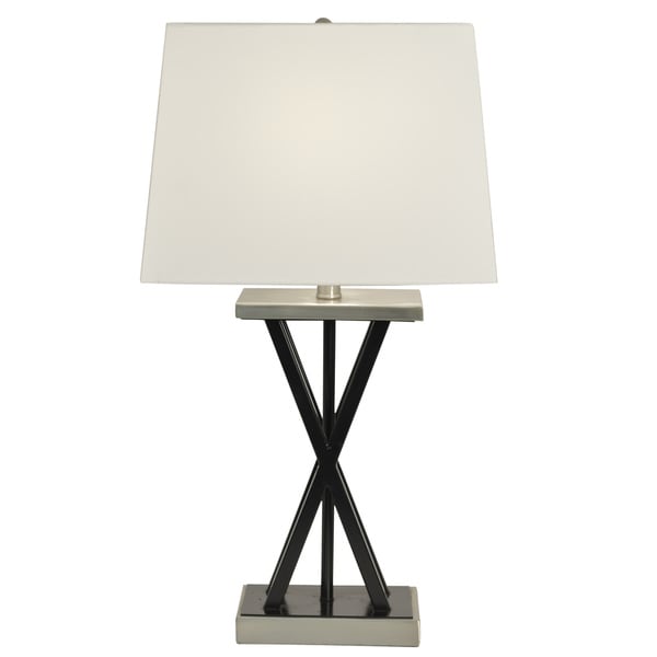 decor therapy brushed steel table lam