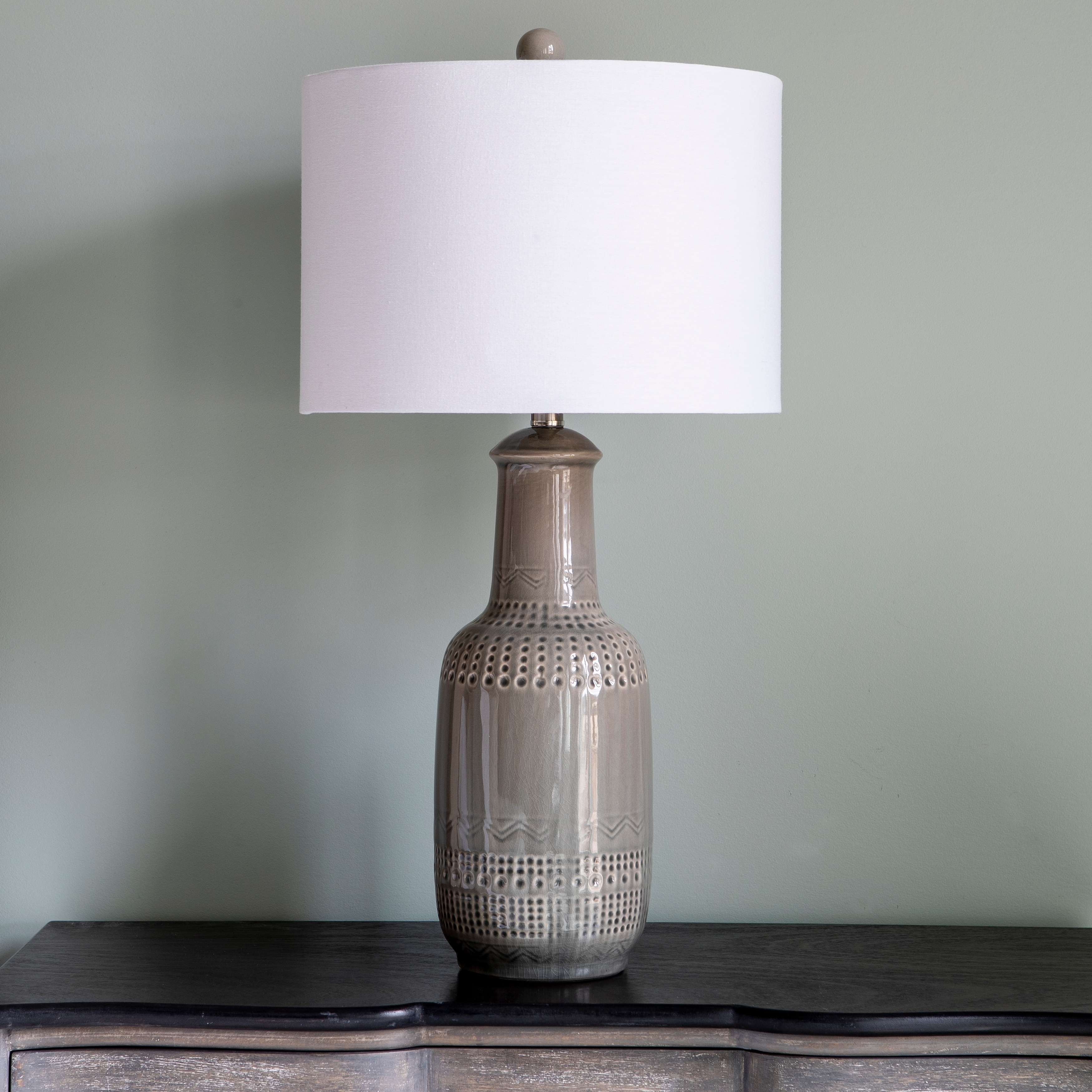 patterned table lamp