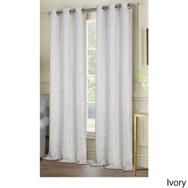 Shop Ellen Tracy Melbourne Grommet Curtain Panel Pair Free