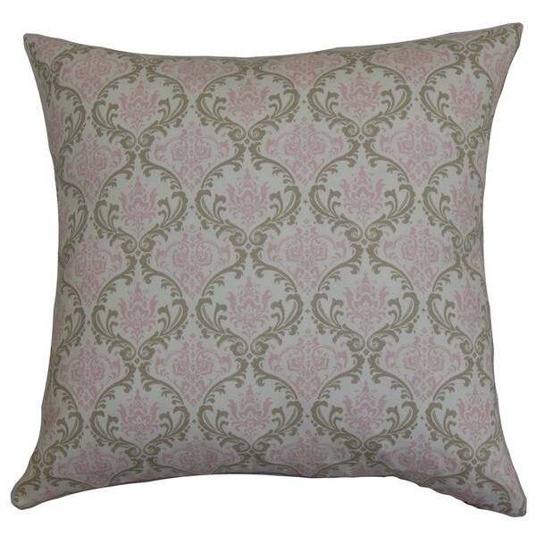 Paulomi Damask Euro Sham Green Pink Overstock 12886400