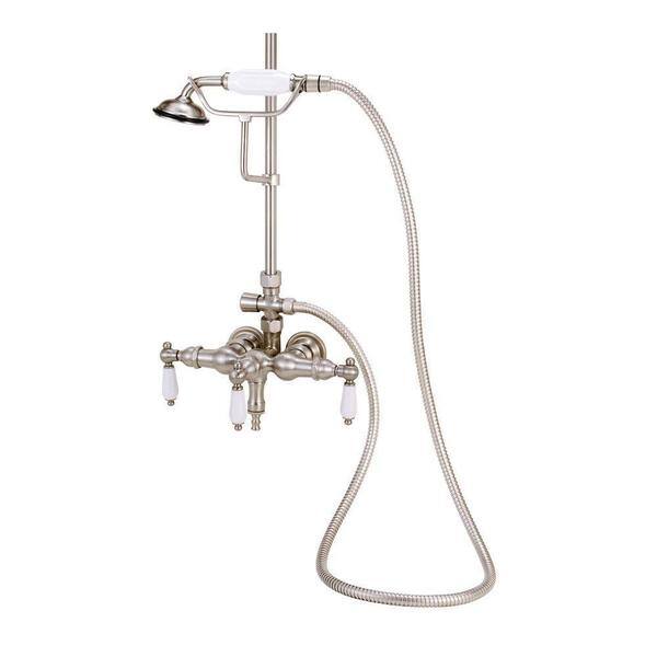 Shop Elizabethan Classics 3 3 8 In 3 Handle Claw Foot Wall Mount