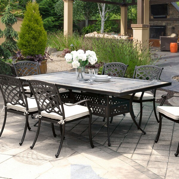 Furniture Of America Sofia Contemporary Antique Black Metal Furniture Of America Sofia Contemporary Antique Black Metal Concrete Top Patio Dining Table