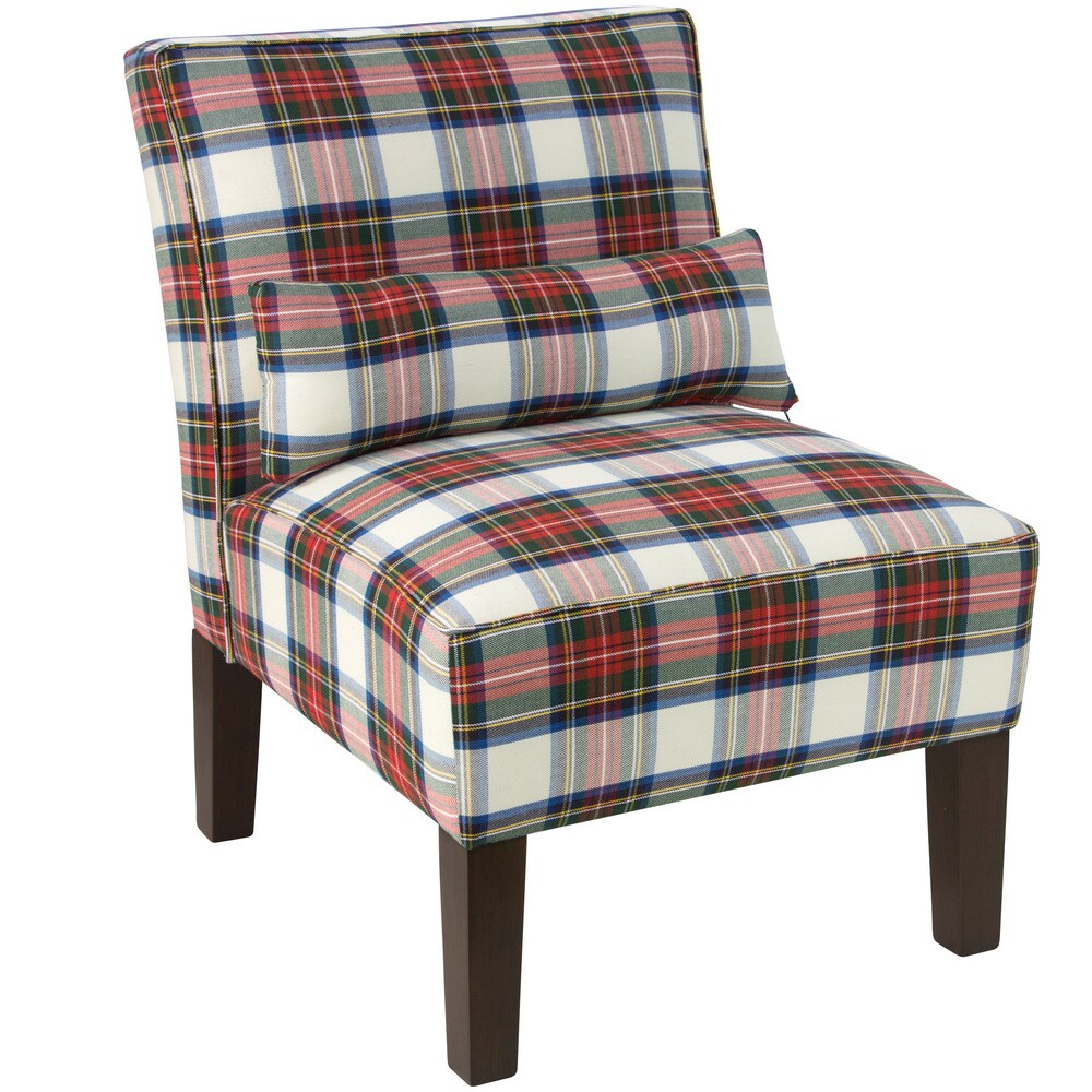 Skyline Furniture  Multi-colored Stewart Dress Armless Slipper Chair (Stewart Dress Multi)