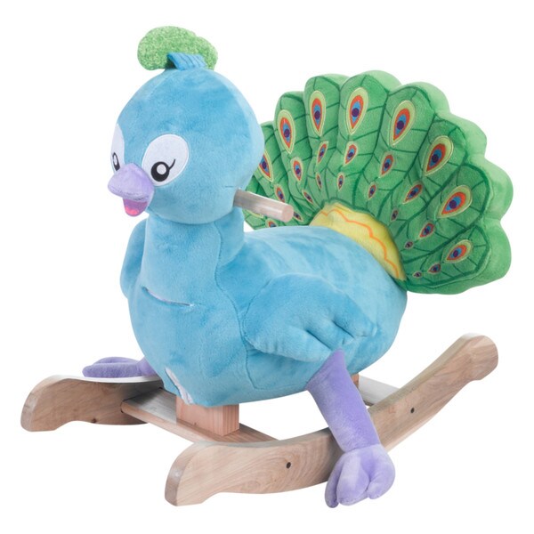 peacock rocking horse