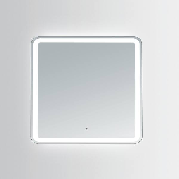 Shop Innoci Usa Hermes Rounded Arc Corner Led Wall Mount Lighted Vanity Mirror Featuring Ir Sensor And Durable Aluminum Frame Overstock 12897571