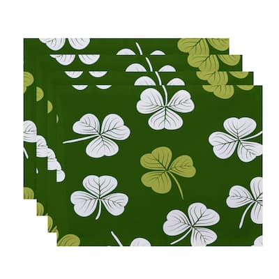 Lucky Holiday Floral Print Place Mat (Set of 4)