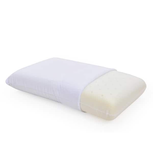 Classic Brands Leigh Firm King size Memory Foam Pillow   White 