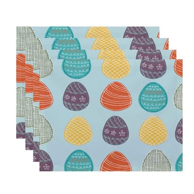 Eggs-ellent! Holiday Geometric Print Place Mat (Set of 4)