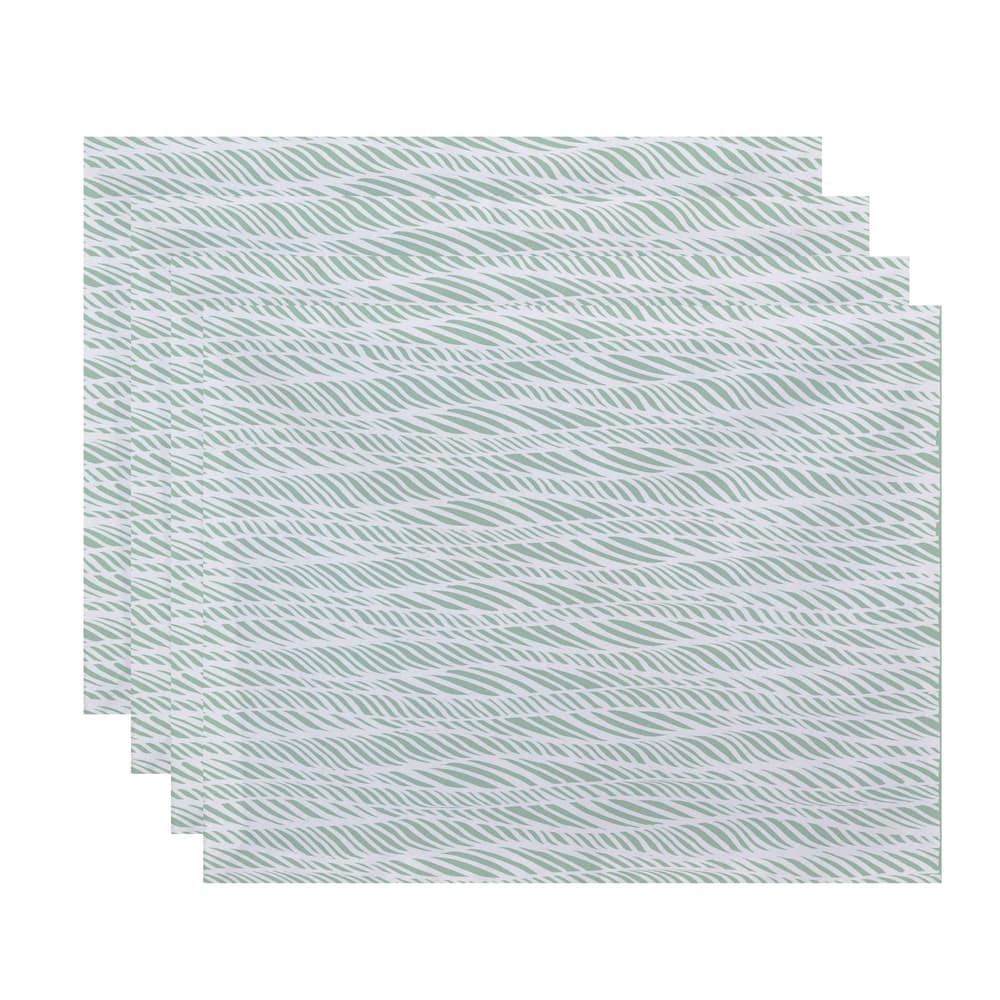 Rolling Waves Geometric Print Place Mat (Set of 4)
